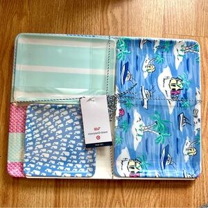 BRAND NEW NWT Authentic VINEYARD VINES For Target Melamine Tray Set of 4